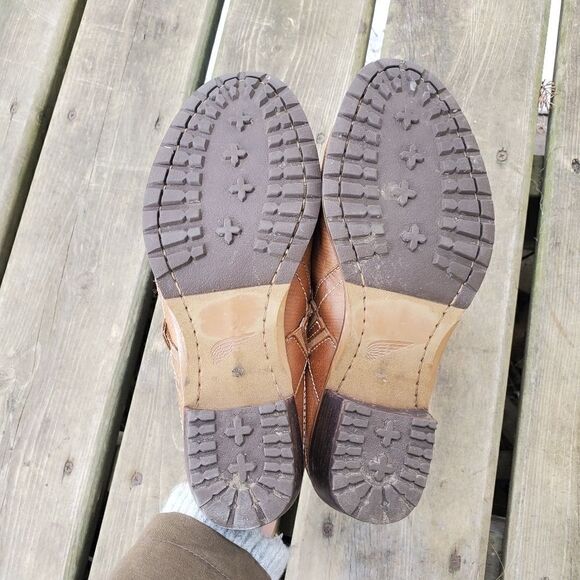 Red Wing Shoes Vintage Celina 90s y2k VSCO Camel Tan Leather Woman's Mules 7.5 - Picture 7 of 7